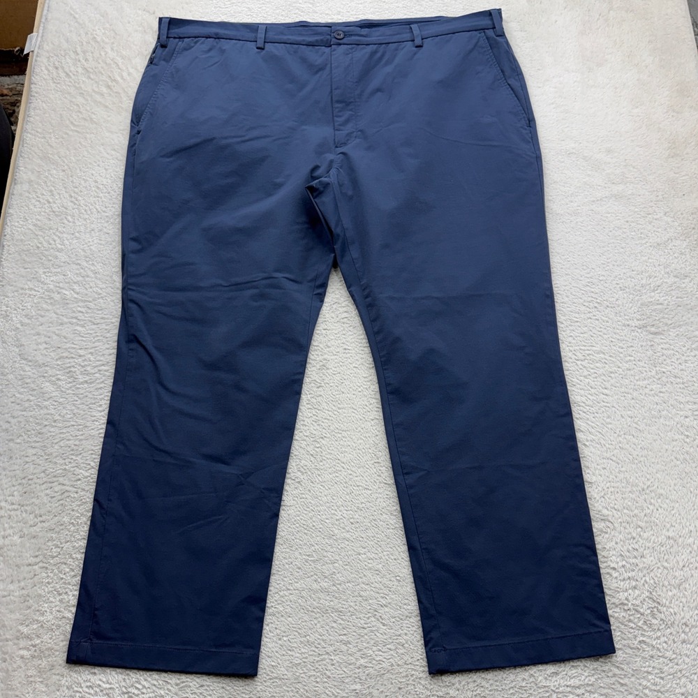 Vineyard Vines Mens On-The-Go Pant Navy Blue Performance Chino 48x30 Stretch